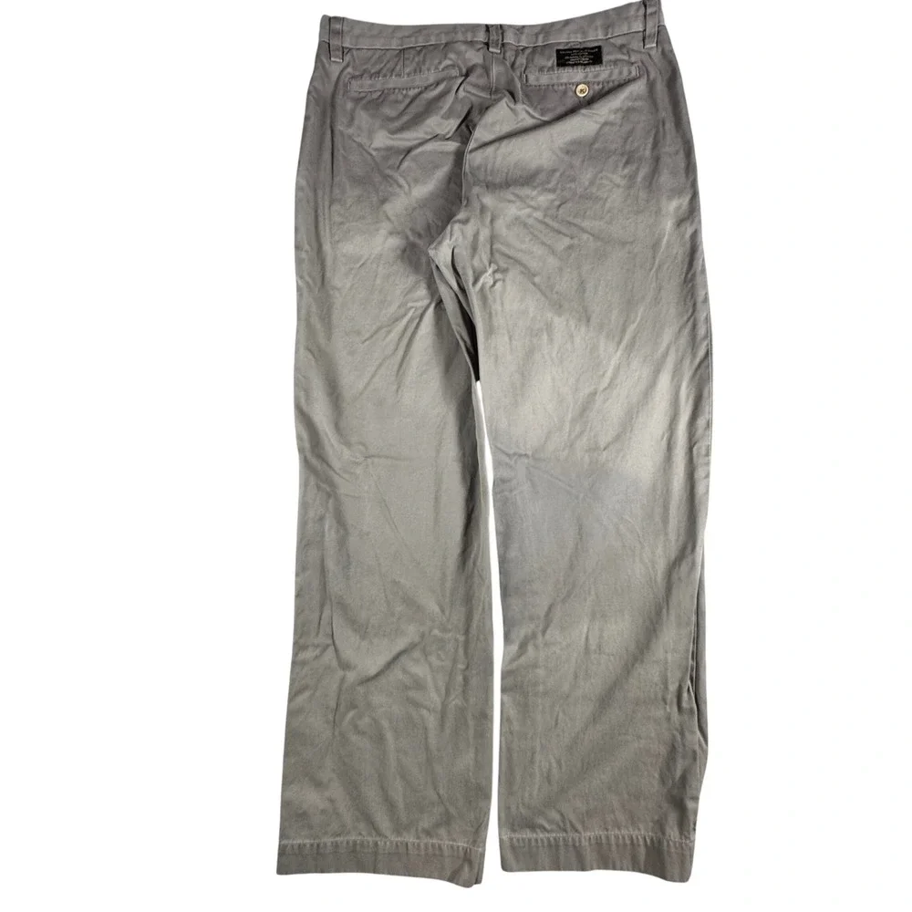 Banana Republic Dawson Chinos Mens 36x32 Grey Straight Leg Cotton Twill Pants